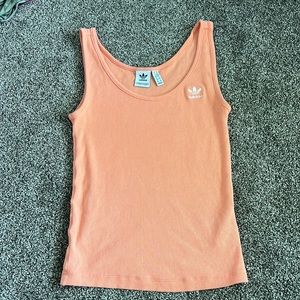 Adidas tank orange creamsicle colored, size M UK 6